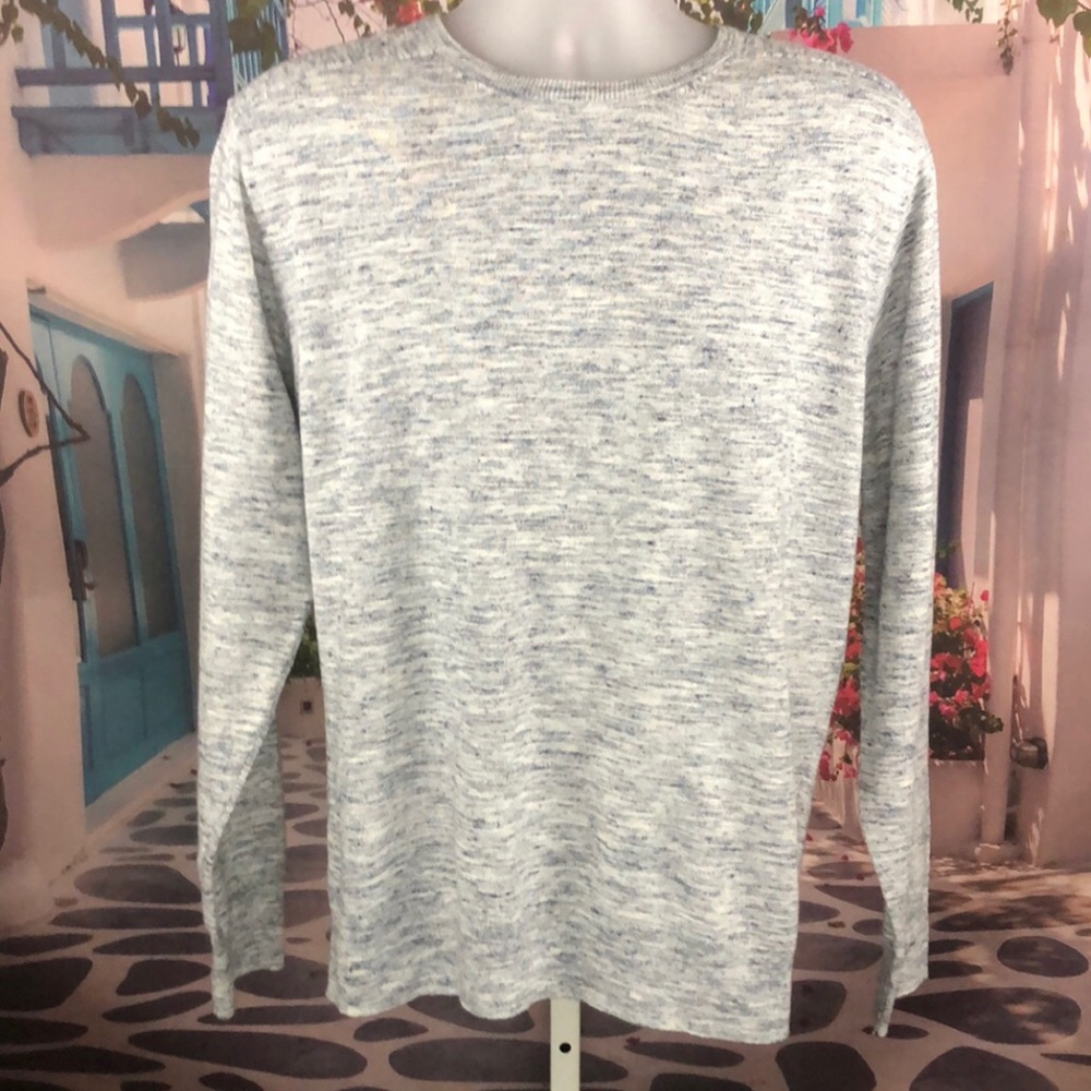 ✨J. Crew Blue Marbled Lightweight Sweater